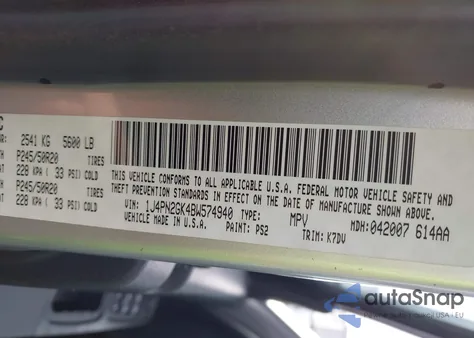 2011 Jeep Liberty Sport z USA, uszkodzony, nr VIN 1J4PN2GK4BW574940